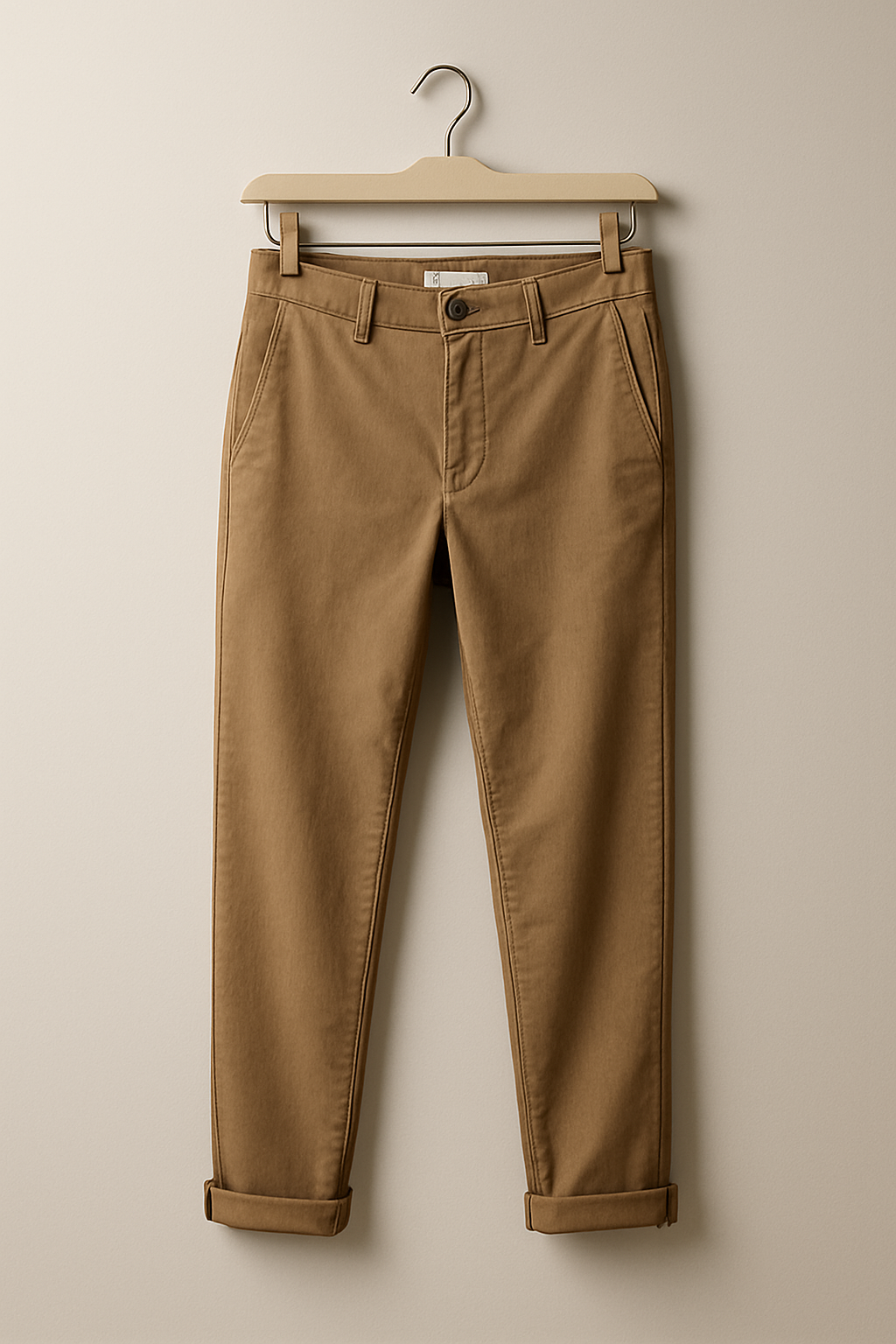 Slim Fit Khaki Chinos